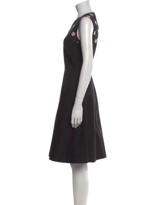 Red Valentino Crew Neck Knee-Length Dress