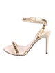 Valentino Rockstud Accents Leather Sandals