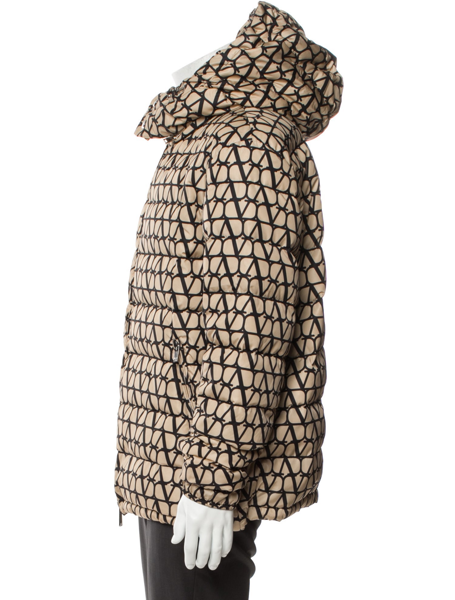 Valentino Printed Puffer Coat w/ Tags