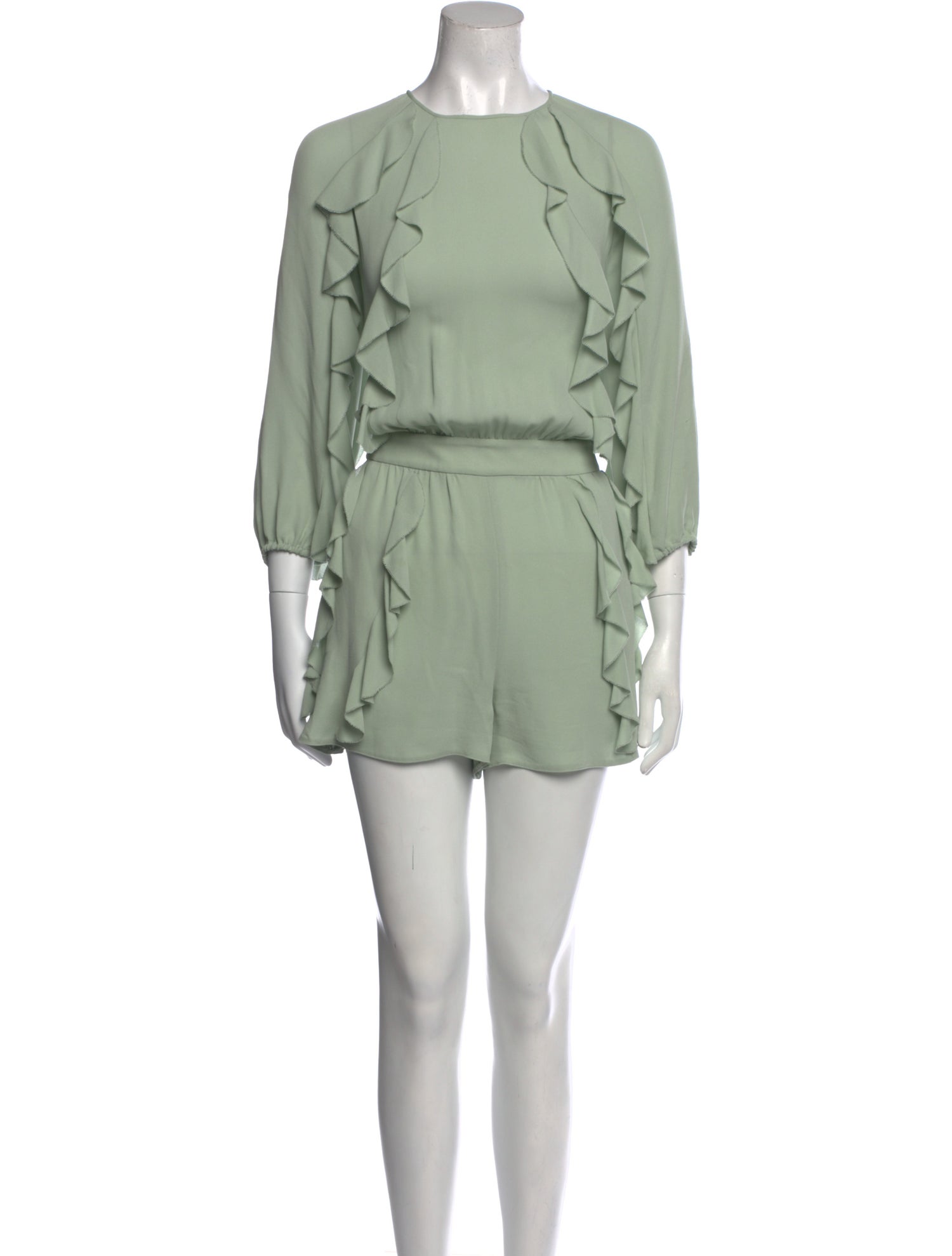 Valentino Silk Crew Neck Romper