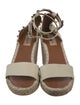Valentino Leather Studded Accents Espadrilles