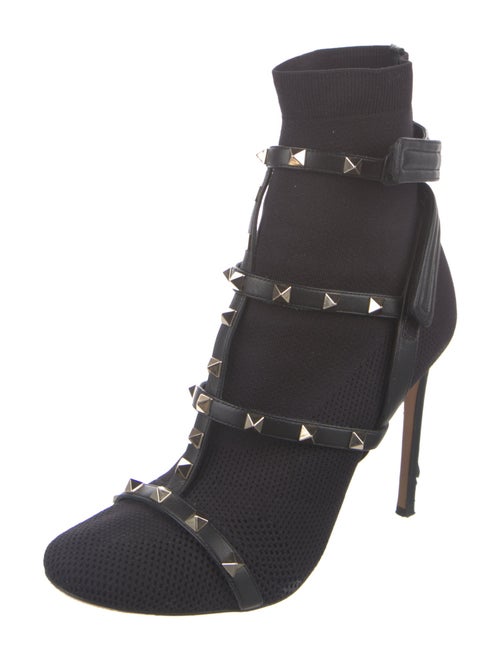 Valentino Rockstud Accents Studded Accents Sock Boots