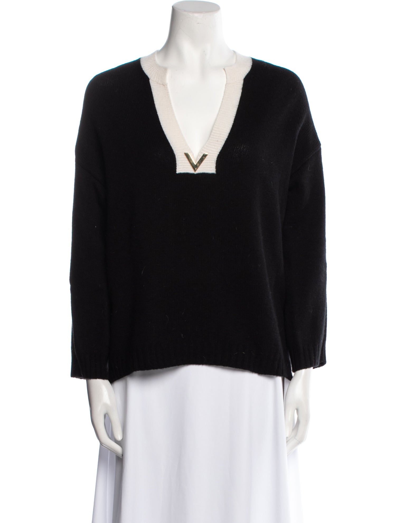 Valentino Cashmere V-Neck Sweater