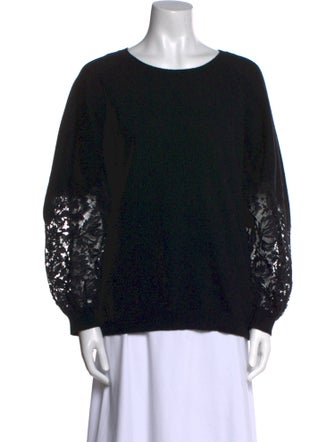 Valentino Virgin Wool Scoop Neck Sweater