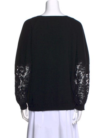 Valentino Virgin Wool Scoop Neck Sweater