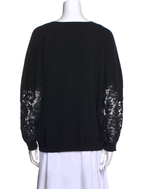 Valentino Virgin Wool Scoop Neck Sweater