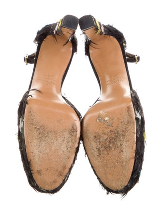 Valentino Rockstud Accents Suede D'Orsay Pumps