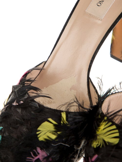 Valentino Rockstud Accents Suede D'Orsay Pumps