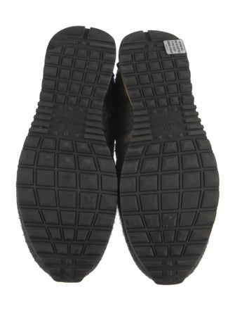 Valentino Rockstud Accents Wool Sneakers