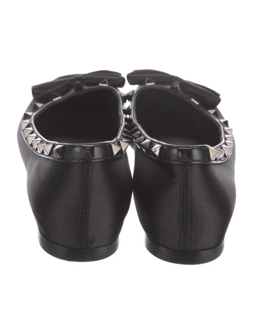 Valentino Rockstud Accents Leather Flats