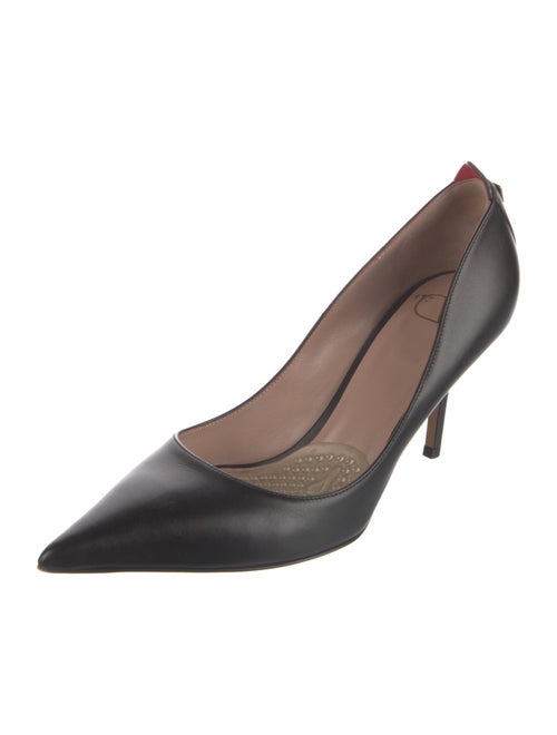 Valentino Rockstud Accents Leather Pumps