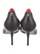 Valentino Rockstud Accents Leather Pumps