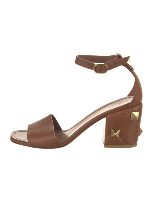 Valentino Rockstud Accents Leather Sandals