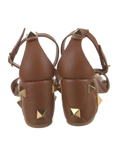 Valentino Rockstud Accents Leather Sandals