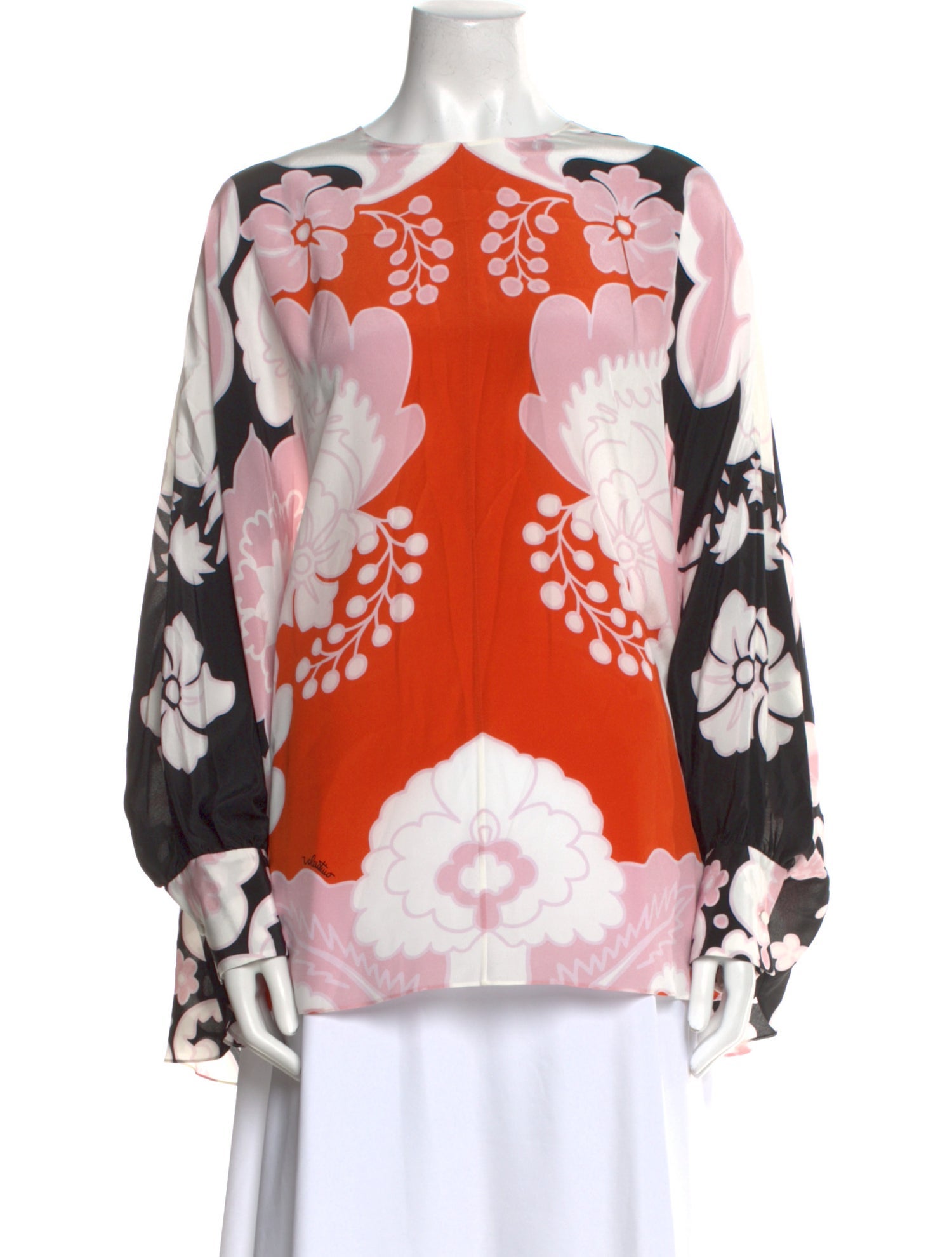 Valentino Silk Printed Blouse