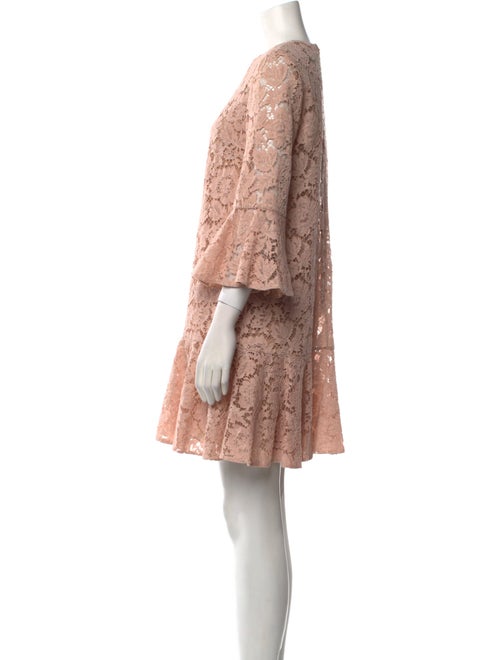 Valentino Lace Pattern Mini Dress