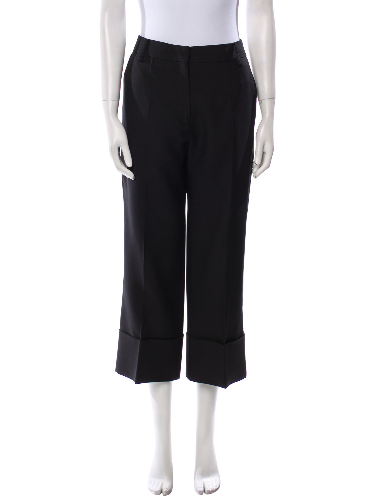 Valentino Virgin Wool Wide Leg Pants