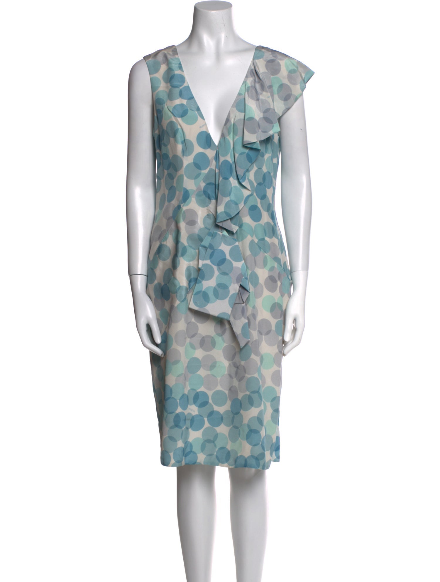 Valentino Silk Knee-Length Dress