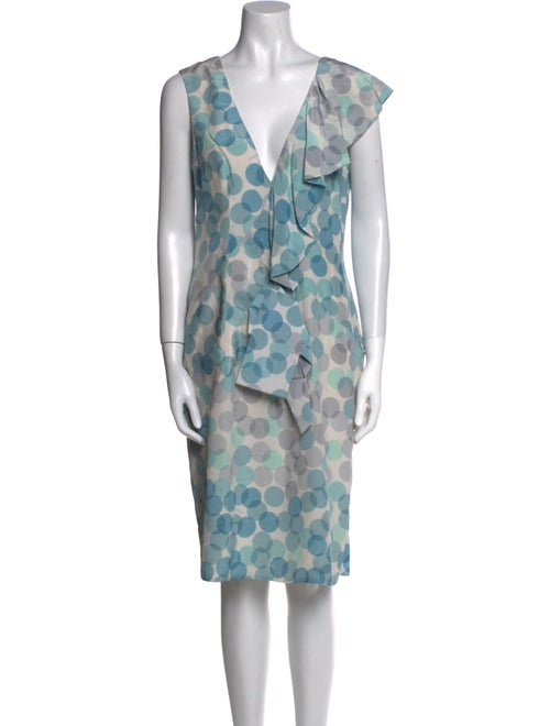 Valentino Silk Knee-Length Dress