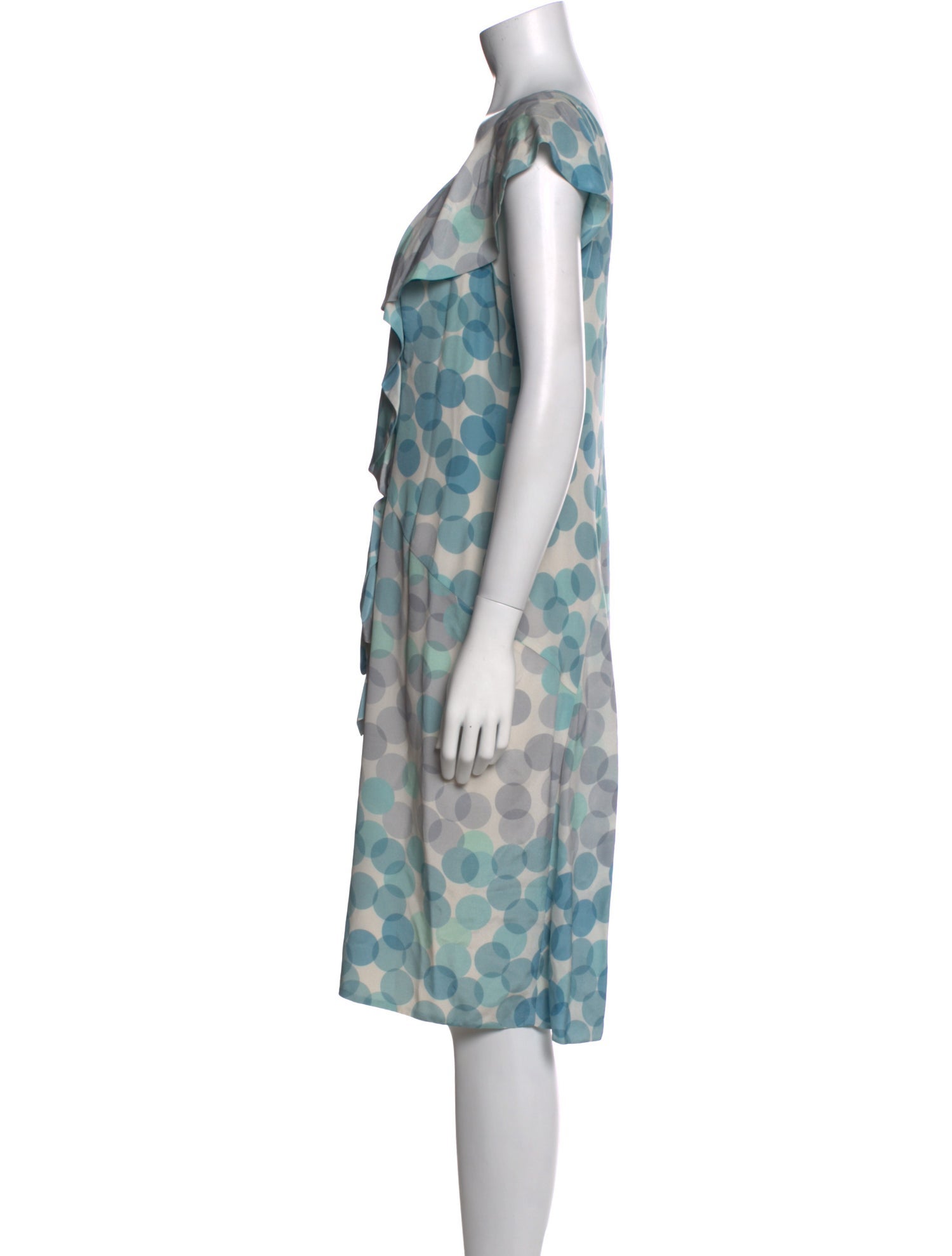 Valentino Silk Knee-Length Dress