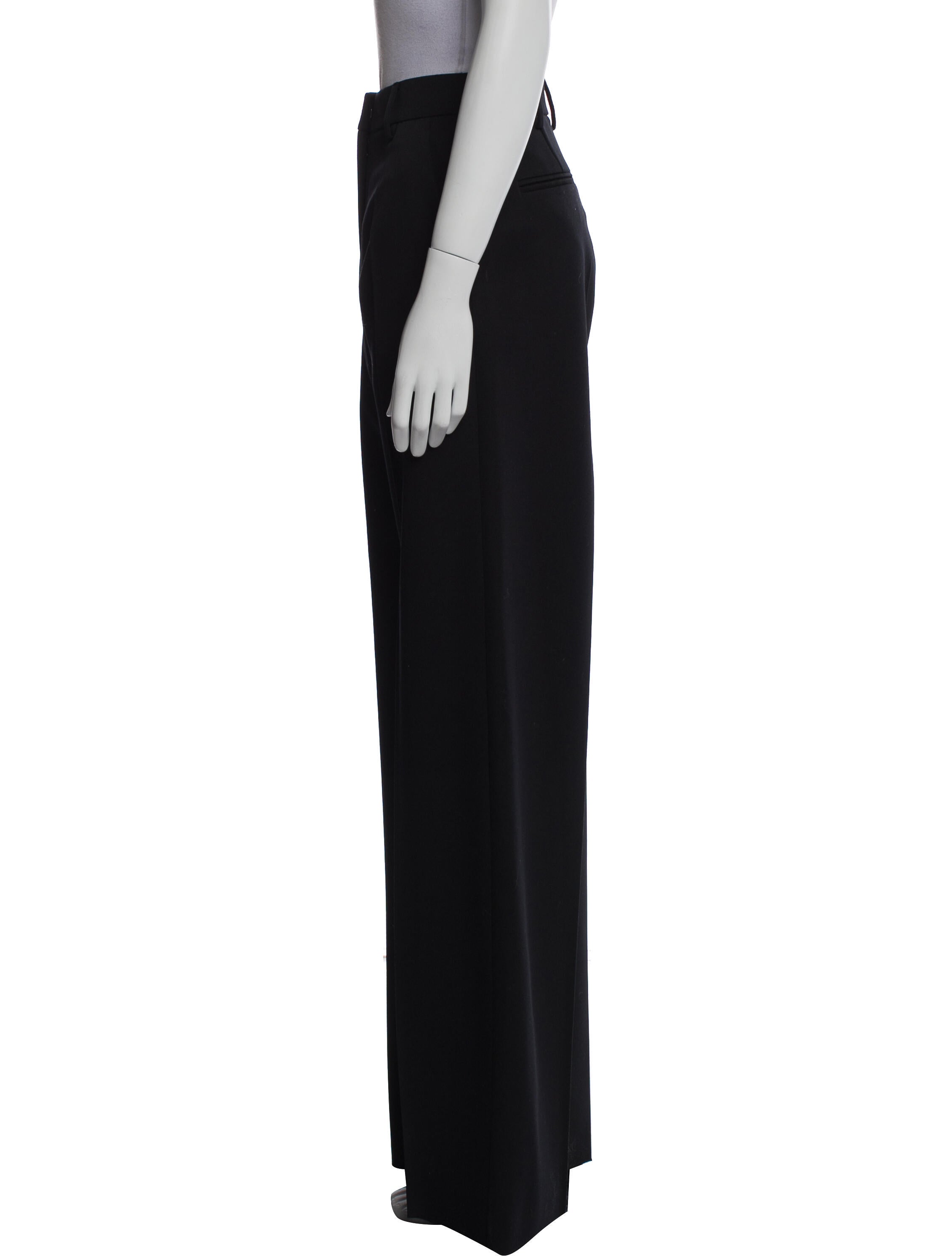 Valentino Virgin Wool Wide Leg Pants w/ Tags