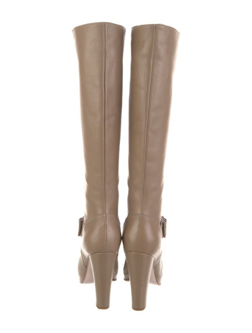 Valentino Rockstud Accents Leather Boots