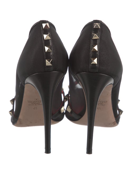 Valentino Rockstud Accents Mesh Pumps