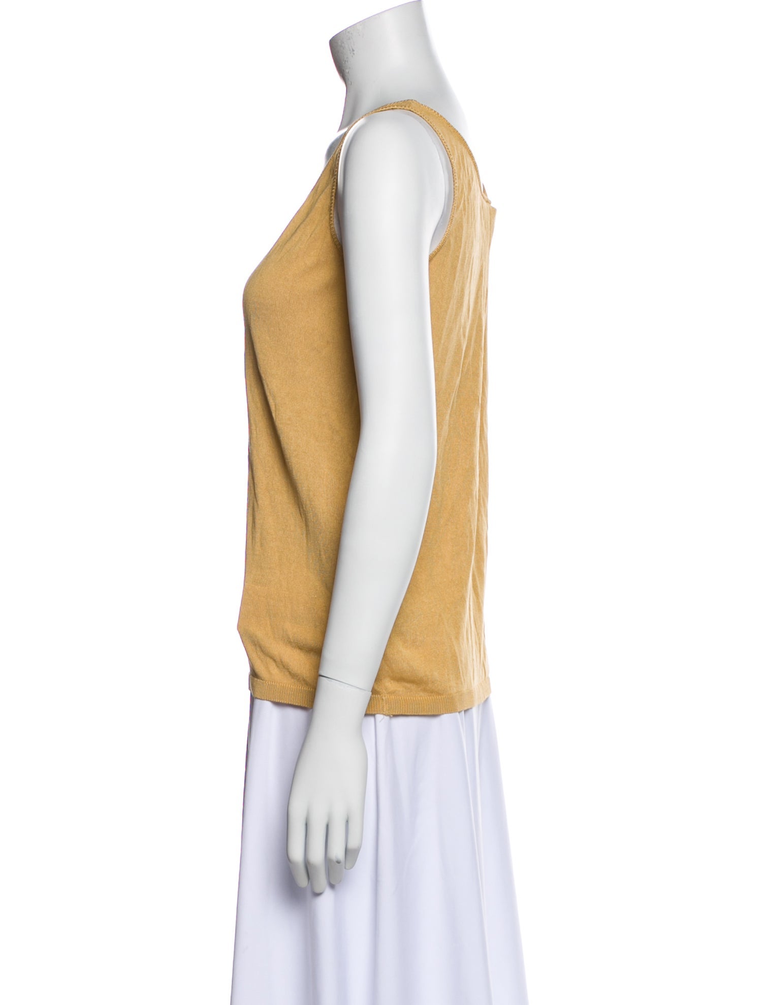 Valentino Silk Scoop Neck Top