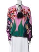 Valentino Silk Printed Blouse