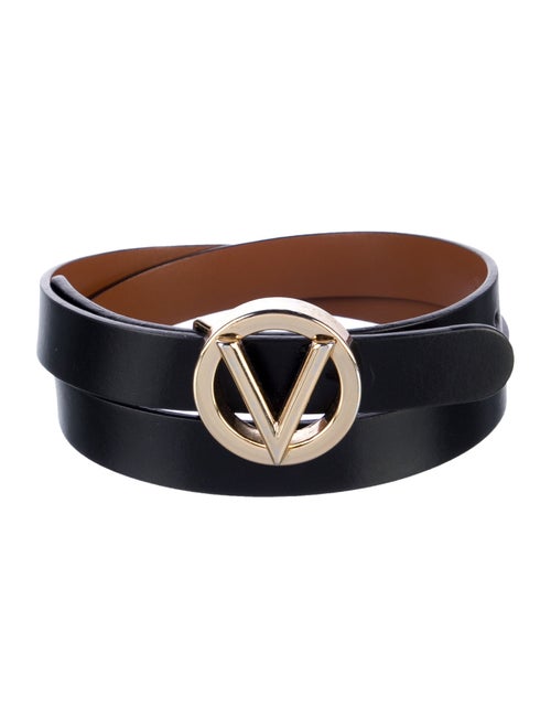 Valentino Skinny Leather Belt