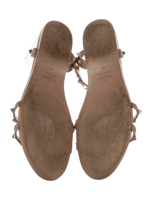 Valentino Rockstud Accents Studded Accents T-Strap Sandals
