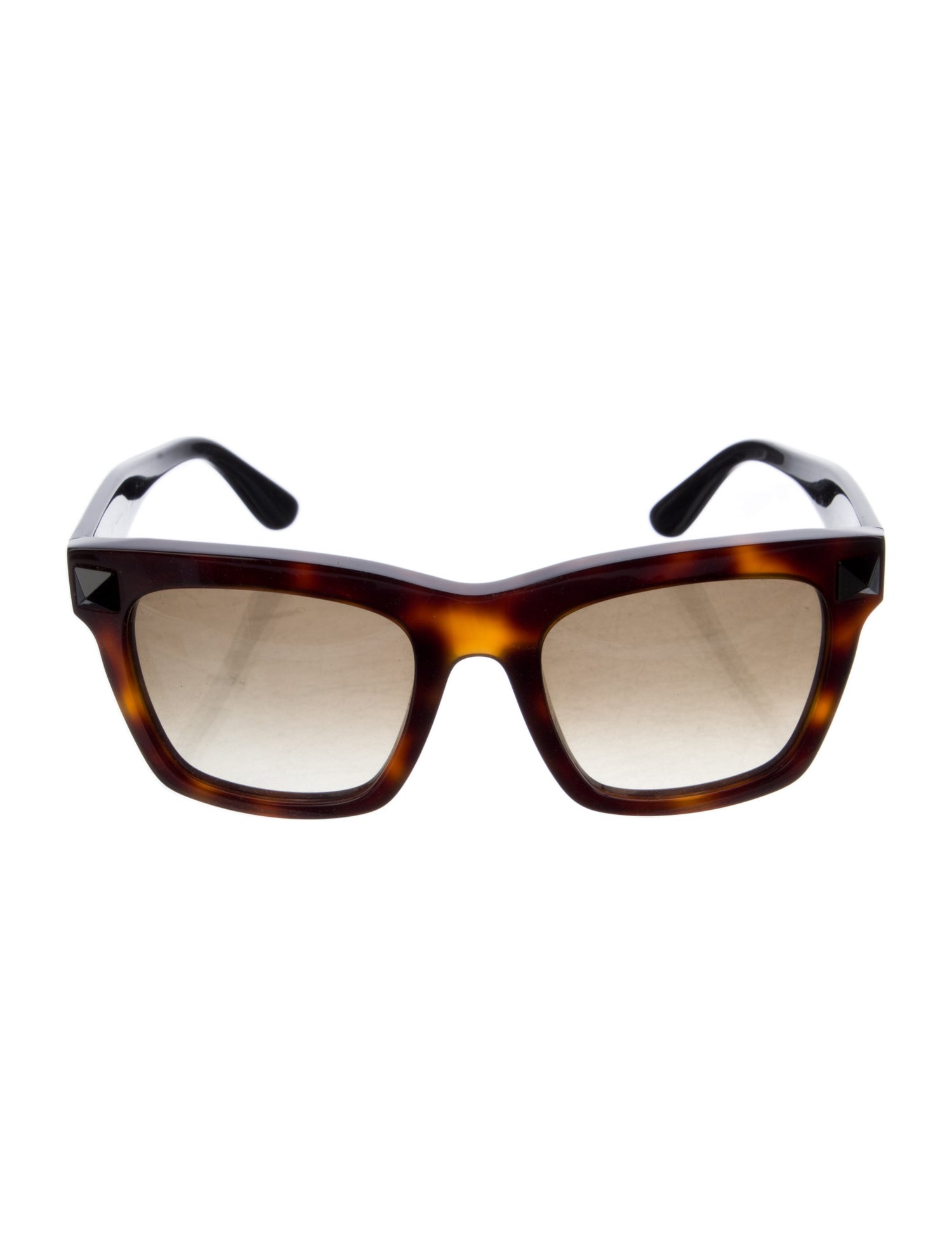 Valentino Rockstud Accents Wayfarer Sunglasses