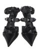 Valentino Rockstud Accents Leather T-Strap Pumps