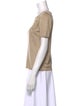 Valentino Silk Scoop Neck T-Shirt