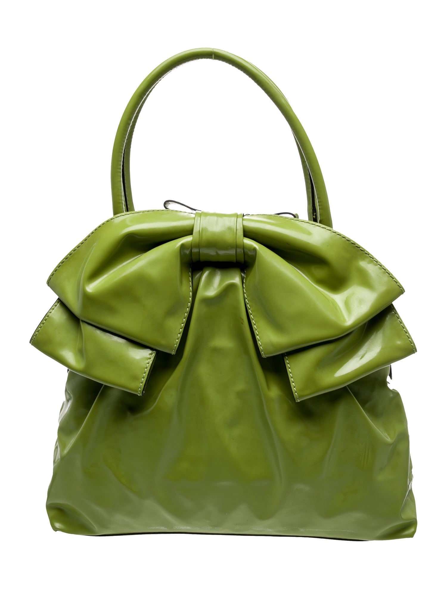 Valentino Patent Leather Top Handle Bag