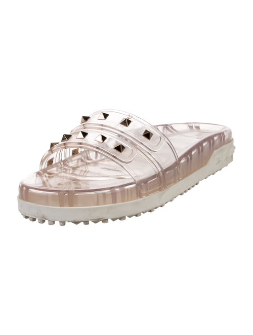 Valentino PVC Studded Accents Slides