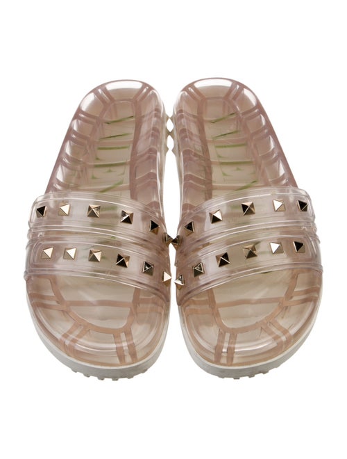 Valentino PVC Studded Accents Slides