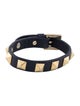 Valentino Rockstud Leather Wrap Bracelet
