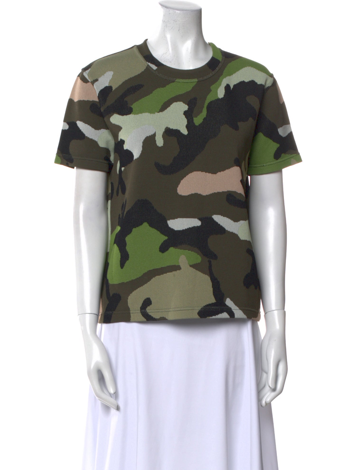 Valentino Printed Crew Neck T-Shirt