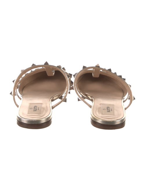 Valentino Leather Studded Accents Mules
