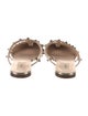 Valentino Leather Studded Accents Mules