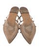Valentino Leather Studded Accents Mules