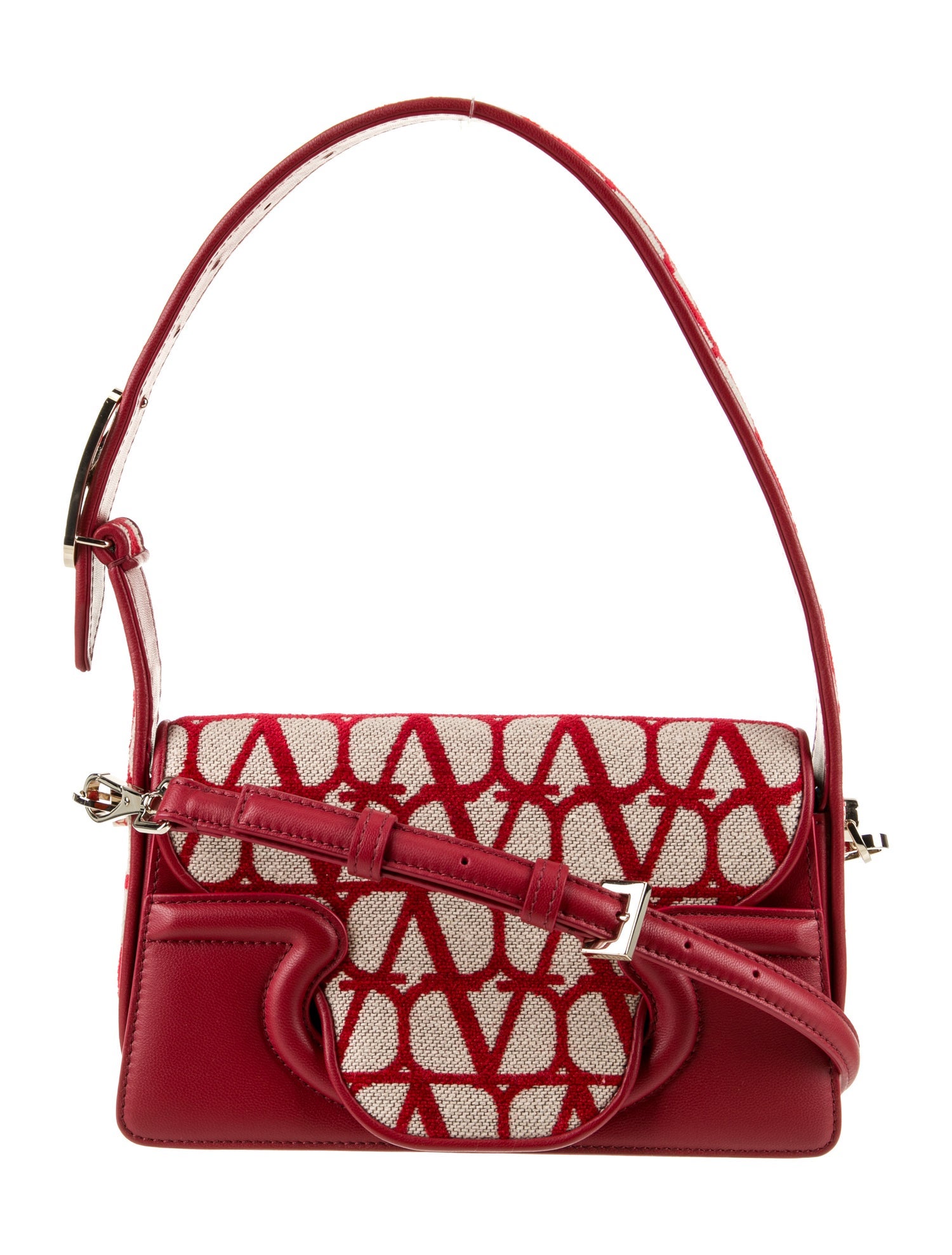 Valentino Canvas Shoulder Bag w/ Tags