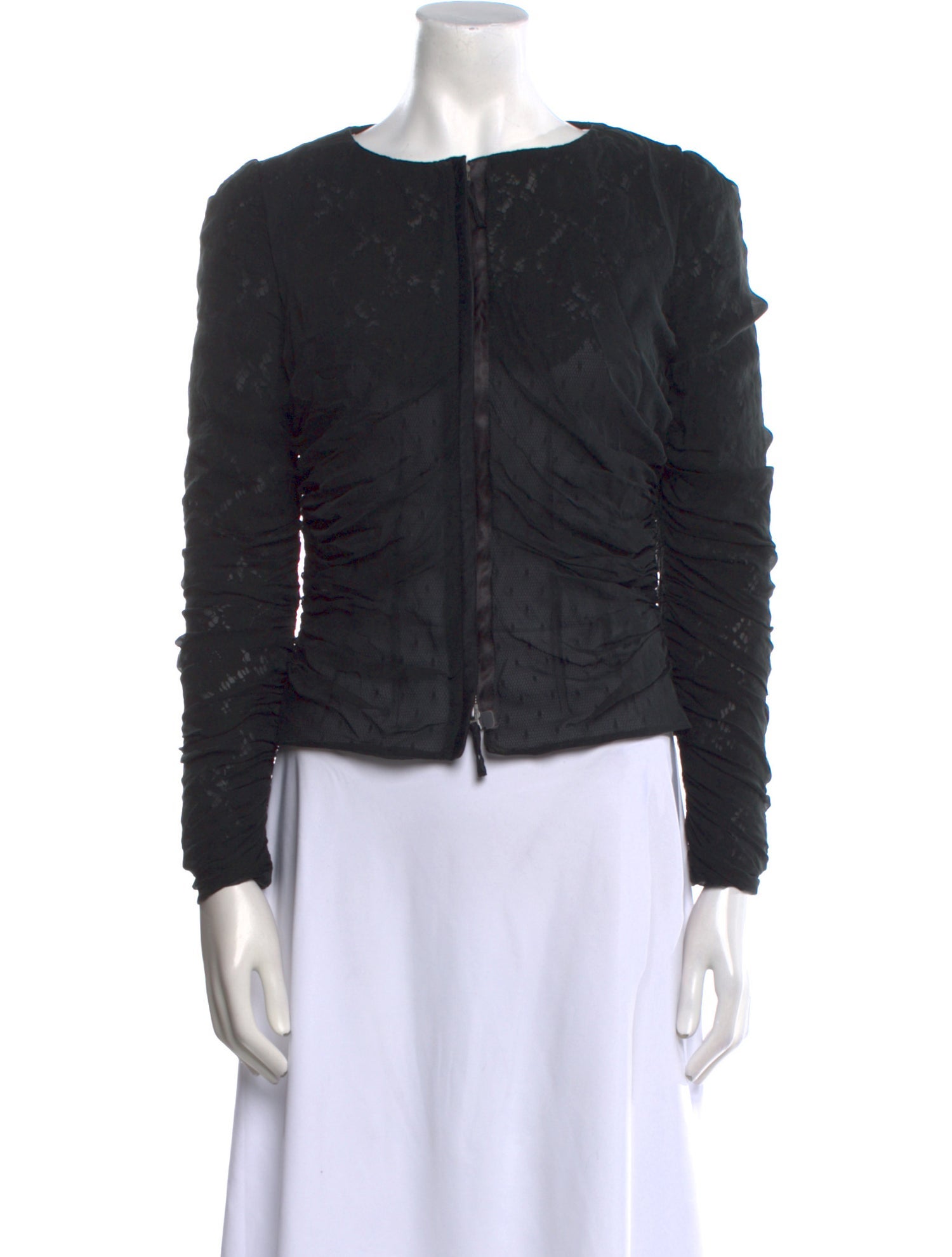 Valentino Virgin Wool Bateau Neckline Top