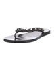 Valentino Rockstud Accents Leather Slides