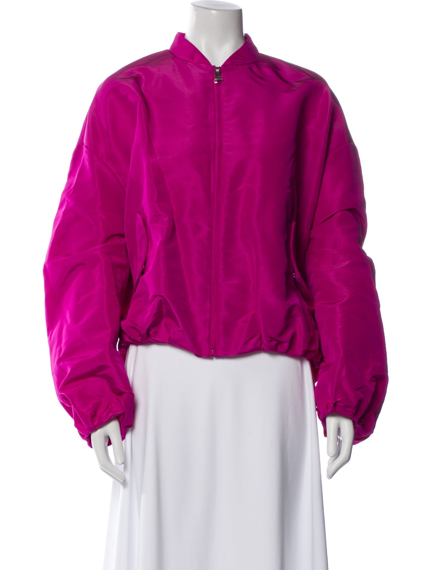 Valentino Silk Bomber Jacket