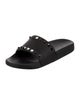 Valentino Rockstud Accents Rubber Slides