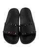 Valentino Rockstud Accents Rubber Slides