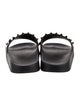 Valentino Rockstud Accents Rubber Slides