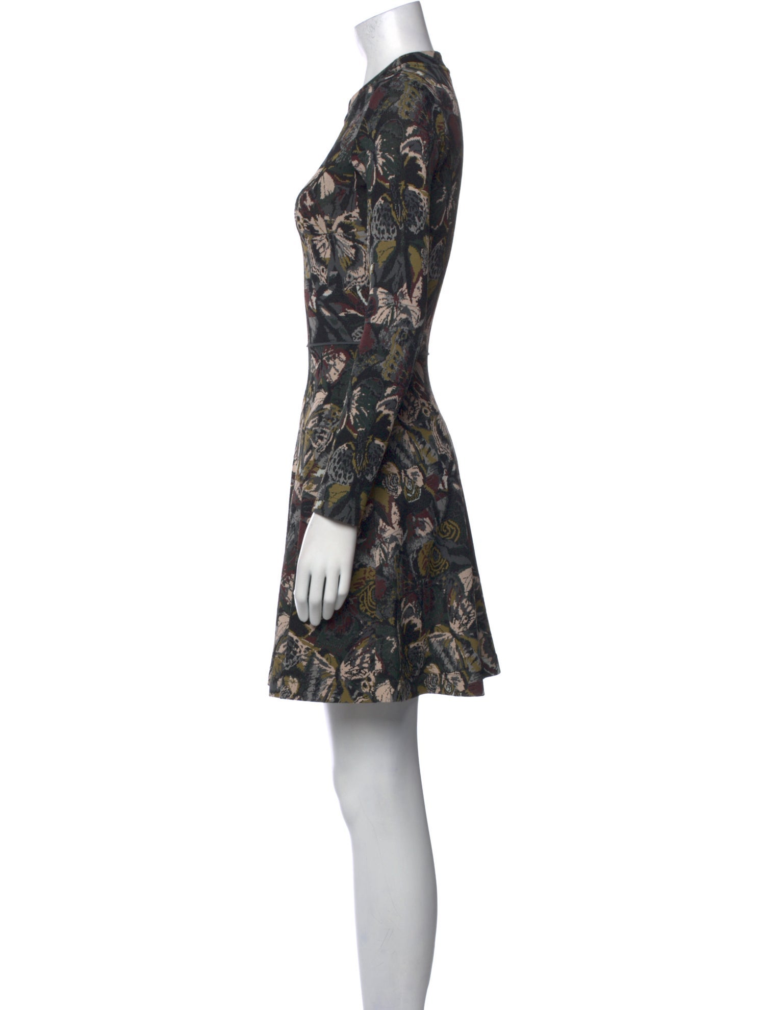 Valentino Floral Print Mini Dress